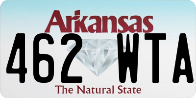 AR license plate 462WTA