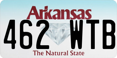 AR license plate 462WTB