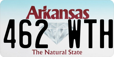 AR license plate 462WTH