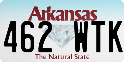 AR license plate 462WTK