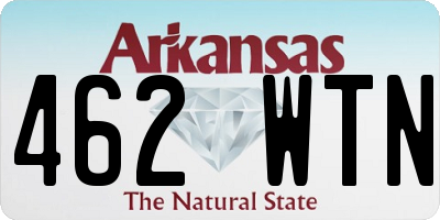 AR license plate 462WTN