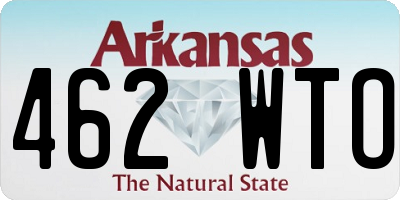 AR license plate 462WTO