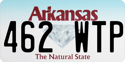 AR license plate 462WTP