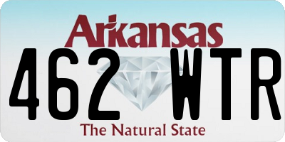 AR license plate 462WTR
