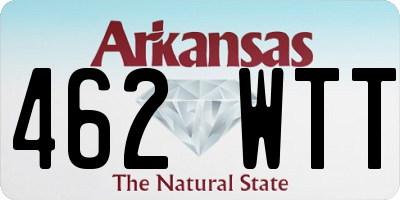 AR license plate 462WTT