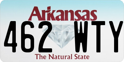 AR license plate 462WTY