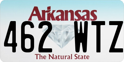 AR license plate 462WTZ