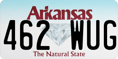 AR license plate 462WUG