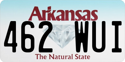 AR license plate 462WUI