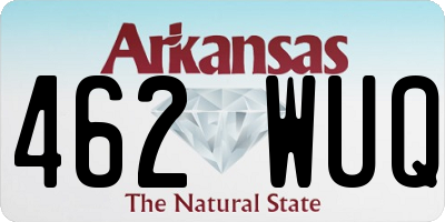 AR license plate 462WUQ
