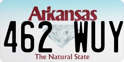 AR license plate 462WUY