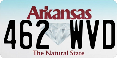 AR license plate 462WVD