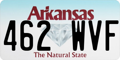 AR license plate 462WVF