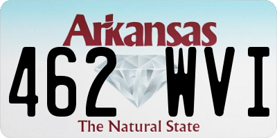 AR license plate 462WVI
