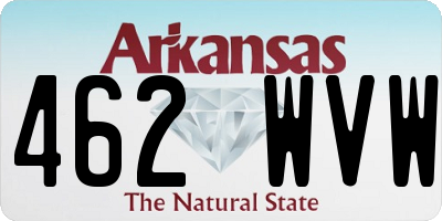 AR license plate 462WVW