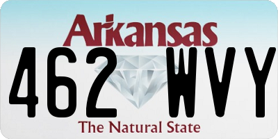AR license plate 462WVY