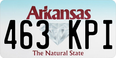 AR license plate 463KPI