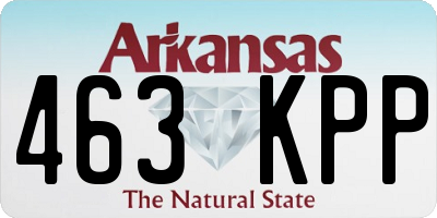 AR license plate 463KPP