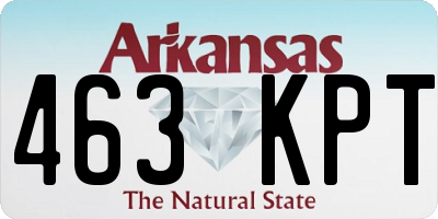 AR license plate 463KPT