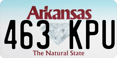 AR license plate 463KPU