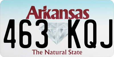 AR license plate 463KQJ