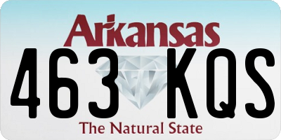 AR license plate 463KQS