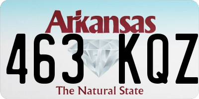 AR license plate 463KQZ