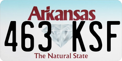 AR license plate 463KSF