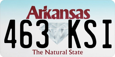 AR license plate 463KSI