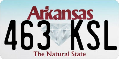 AR license plate 463KSL