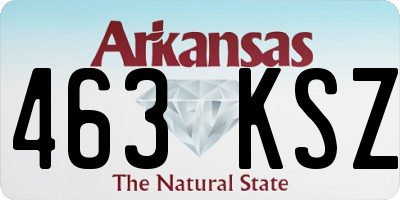 AR license plate 463KSZ