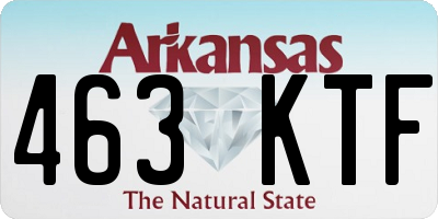 AR license plate 463KTF