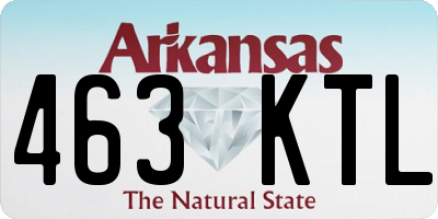 AR license plate 463KTL