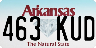 AR license plate 463KUD