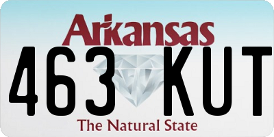 AR license plate 463KUT