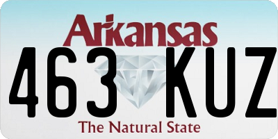 AR license plate 463KUZ