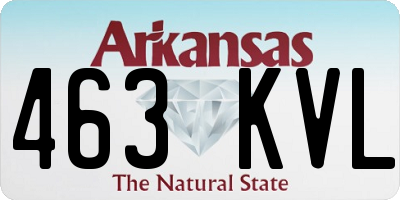 AR license plate 463KVL