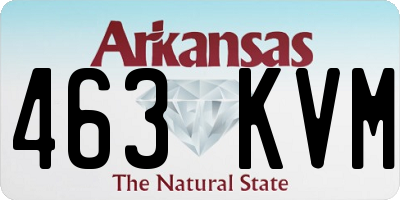 AR license plate 463KVM