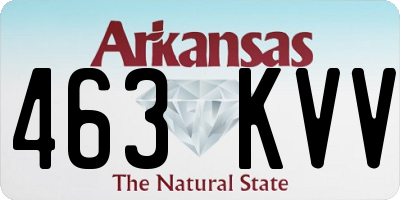 AR license plate 463KVV