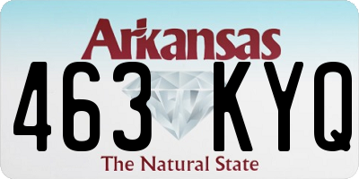 AR license plate 463KYQ