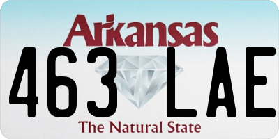 AR license plate 463LAE