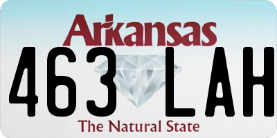 AR license plate 463LAH