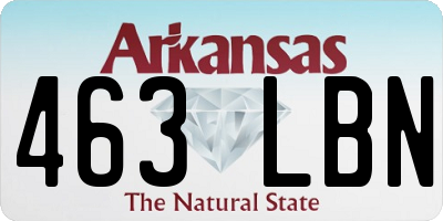 AR license plate 463LBN