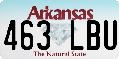 AR license plate 463LBU