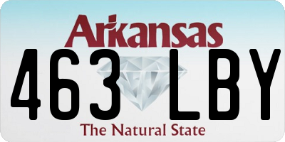 AR license plate 463LBY