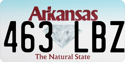 AR license plate 463LBZ