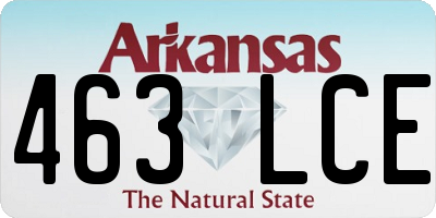 AR license plate 463LCE