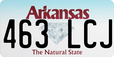AR license plate 463LCJ