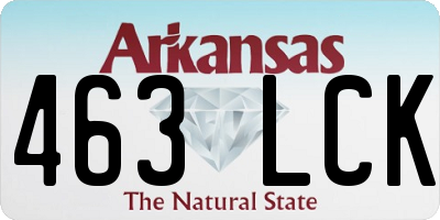 AR license plate 463LCK