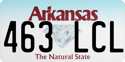 AR license plate 463LCL